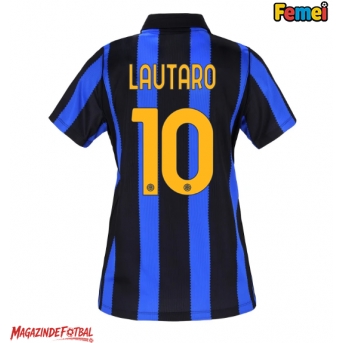 Inter Milan Lautaro Martinez #10 Tricou Fotbal Replică 2026-27 Femei Acasa